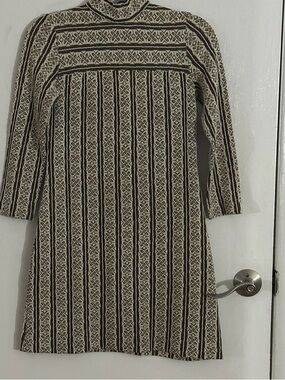 Vintage 1960s Mod Knit Mini Dress